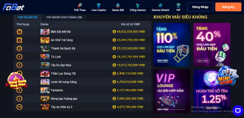 Live Casino tại VN666 Casino